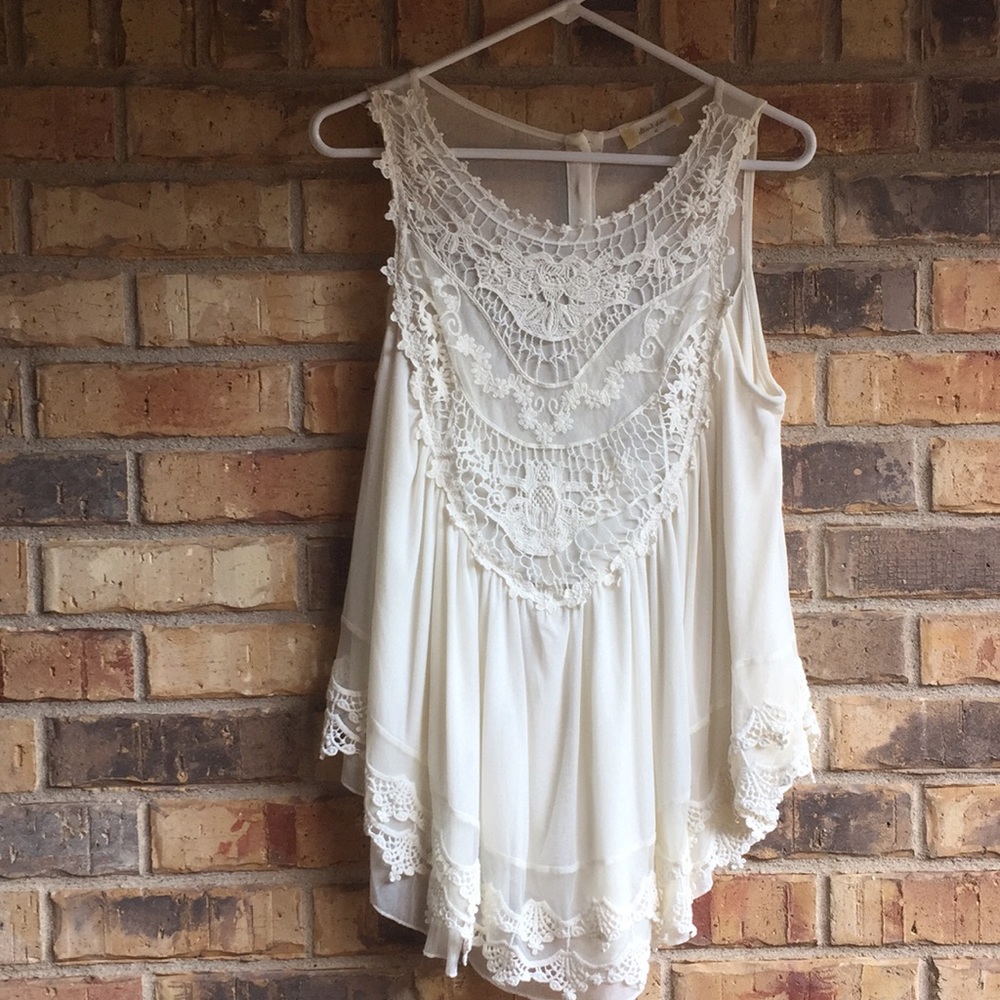White Lace Alter’d State Top